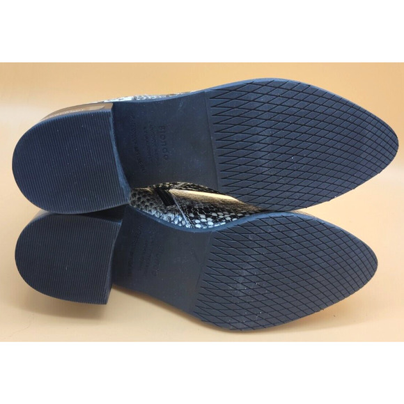 Blondo Elvina Ankle Bootie Women's SZ 6 Leather Snake Embossed Waterproof Boots - Picture 12 of 12